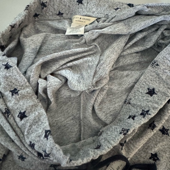 Lucky Brand Starry Gray Pajama Set US Small - Picture 9 of 12